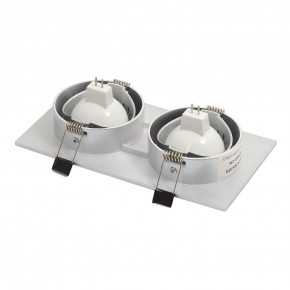 DK3022-CM Встраиваемый светильник, IP 20, 10 Вт, GU5.3, LED, серый, пластик в Менделеевске - mendeleevsk.ok-mebel.com | фото 4