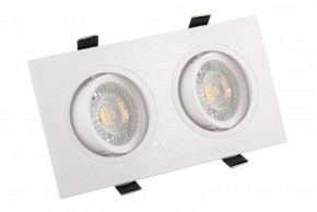 DK3022-WH Встраиваемый светильник, IP 20, 10 Вт, GU5.3, LED, белый, пластик в Менделеевске - mendeleevsk.ok-mebel.com | фото