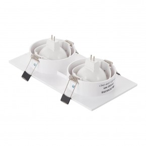DK3022-WH Встраиваемый светильник, IP 20, 10 Вт, GU5.3, LED, белый, пластик в Менделеевске - mendeleevsk.ok-mebel.com | фото 3
