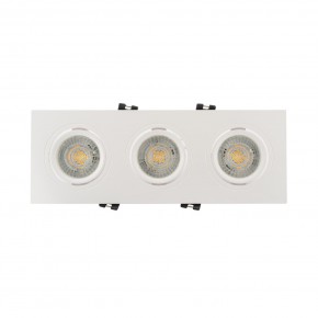 DK3023-WH Встраиваемый светильник, IP 20, 10 Вт, GU5.3, LED, белый, пластик в Менделеевске - mendeleevsk.ok-mebel.com | фото