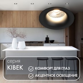 DK3024-BK Встраиваемый светильник, IP 20, 10 Вт, GU5.3, LED, черный, пластик в Менделеевске - mendeleevsk.ok-mebel.com | фото 4