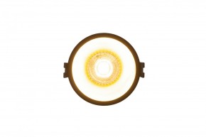 DK3026-BG Встраиваемый светильник, IP 20, 10 Вт, GU5.3, LED, черный/золотой, пластик в Менделеевске - mendeleevsk.ok-mebel.com | фото 2
