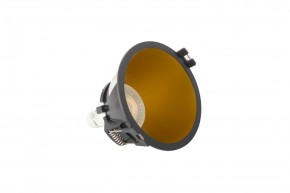 DK3026-BG Встраиваемый светильник, IP 20, 10 Вт, GU5.3, LED, черный/золотой, пластик в Менделеевске - mendeleevsk.ok-mebel.com | фото 4