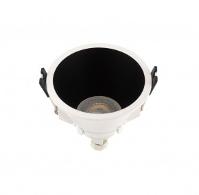 DK3026-WB Встраиваемый светильник, IP 20, 10 Вт, GU5.3, LED, белый/черный, пластик в Менделеевске - mendeleevsk.ok-mebel.com | фото 2