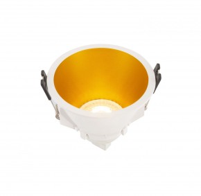 DK3026-WG Встраиваемый светильник, IP 20, 10 Вт, GU5.3, LED, белый/золотой, пластик в Менделеевске - mendeleevsk.ok-mebel.com | фото 4