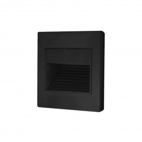 DK3050-BK Светильник встраиваемый в стену, IP 20, LED 3000, 1 Вт, черный пластик в Менделеевске - mendeleevsk.ok-mebel.com | фото
