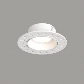 DK3055-WH Встраиваемый светильник, IP 20, 10 Вт, GU5.3, LED, белый, пластик в Менделеевске - mendeleevsk.ok-mebel.com | фото