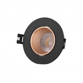 DK3061-BBR Встраиваемый светильник, IP 20, 10 Вт, GU5.3, LED, черный/бронзовый, пластик в Менделеевске - mendeleevsk.ok-mebel.com | фото