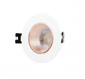DK3061-WBR Встраиваемый светильник, IP 20, 10 Вт, GU5.3, LED, белый/бронзовый, пластик в Менделеевске - mendeleevsk.ok-mebel.com | фото