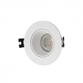 DK3061-WH Встраиваемый светильник, IP 20, 10 Вт, GU5.3, LED, белый/белый, пластик в Менделеевске - mendeleevsk.ok-mebel.com | фото