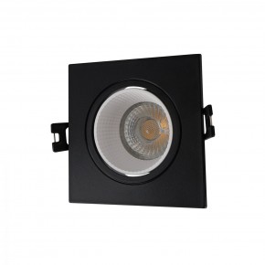 DK3071-BK+WH Встраиваемый светильник, IP 20, 10 Вт, GU5.3, LED, черный/белый, пластик в Менделеевске - mendeleevsk.ok-mebel.com | фото