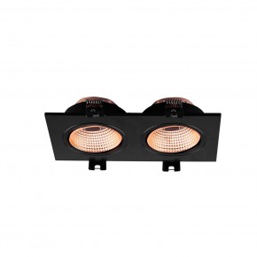 DK3072-BBR Встраиваемый светильник, IP 20, 10 Вт, GU5.3, LED, черный/бронзовый, пластик в Менделеевске - mendeleevsk.ok-mebel.com | фото 2