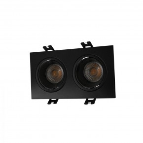 DK3072-BK Встраиваемый светильник, IP 20, 10 Вт, GU5.3, LED, черный/черный, пластик в Менделеевске - mendeleevsk.ok-mebel.com | фото
