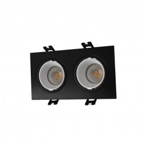 DK3072-BK+WH Встраиваемый светильник, IP 20, 10 Вт, GU5.3, LED, черный/белый, пластик в Менделеевске - mendeleevsk.ok-mebel.com | фото