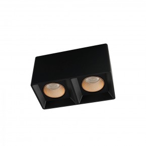DK3085-BK+BR Светильник накладной IP 20, 10 Вт, GU5.3, LED, черный/бронзовый, пластик в Менделеевске - mendeleevsk.ok-mebel.com | фото