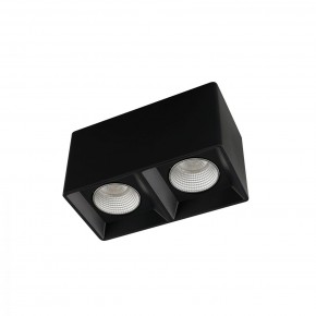 DK3085-BK+CH Светильник накладной IP 20, 10 Вт, GU5.3, LED, черный/хром, пластик в Менделеевске - mendeleevsk.ok-mebel.com | фото
