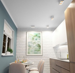 DK3085-WH+BR Светильник накладной IP 20, 10 Вт, GU5.3, LED, белый/бронзовый, пластик в Менделеевске - mendeleevsk.ok-mebel.com | фото 2