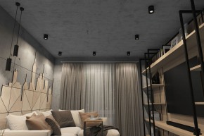 DK3090-BK+CH Светильник накладной IP 20, 10 Вт, GU5.3, LED, черный/хром, пластик в Менделеевске - mendeleevsk.ok-mebel.com | фото 2