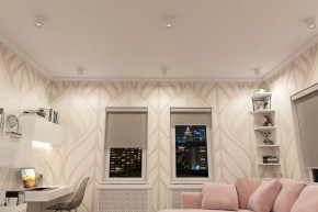 DK3090-WH+CH Светильник накладной IP 20, 10 Вт, GU5.3, LED, белый/хром, пластик в Менделеевске - mendeleevsk.ok-mebel.com | фото 2