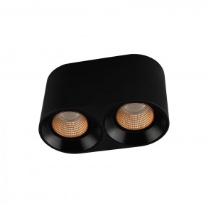 DK3096-BK+BR Светильник накладной IP 20, 10 Вт, GU5.3, LED, черный/бронзовый, пластик в Менделеевске - mendeleevsk.ok-mebel.com | фото