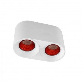DK3096-WH+RD Светильник накладной IP 20, 10 Вт, GU5.3, LED, белый/красный, пластик в Менделеевске - mendeleevsk.ok-mebel.com | фото