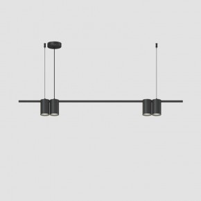 DK4061-BK Подвесной светильник ORBIT, IP20, 4xGU10 LED до 15 Вт, черный матовый, алюминий в Менделеевске - mendeleevsk.ok-mebel.com | фото