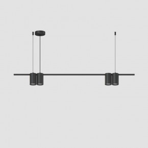 DK4061-BK Подвесной светильник ORBIT, IP20, 4xGU10 LED до 15 Вт, черный матовый, алюминий в Менделеевске - mendeleevsk.ok-mebel.com | фото 2
