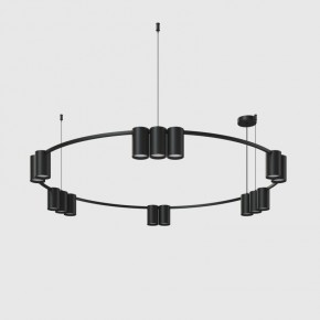 DK4067-BK Подвесной светильник ORBIT, IP20, 15xGU10 LED до 15 Вт, черный матовый, алюминий в Менделеевске - mendeleevsk.ok-mebel.com | фото 2