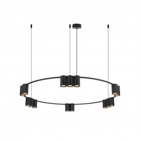 DK4067-BK Подвесной светильник ORBIT, IP20, 15xGU10 LED до 15 Вт, черный матовый, алюминий в Менделеевске - mendeleevsk.ok-mebel.com | фото 3