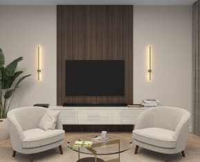 DK5012-SG Бра 800 мм, 3000К, IP20,7 Вт, матовое золото в Менделеевске - mendeleevsk.ok-mebel.com | фото 5