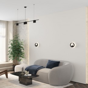 DK5060-BK Бра ORBIT, IP20, 3000К, LED, 10 Вт, черный матовый, алюминий в Менделеевске - mendeleevsk.ok-mebel.com | фото 6