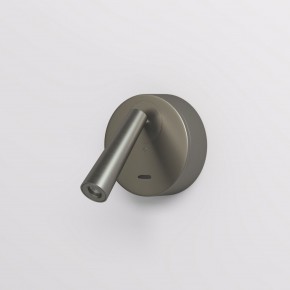 DK5072-DN Бра SHINE WALL со светодиодом, D104*H68, IP20, 3000К, 3W, RA?90, темный никель, алюминий в Менделеевске - mendeleevsk.ok-mebel.com | фото 2