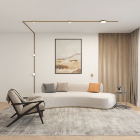 DK5072-SB Бра SHINE WALL со светодиодом, D104*H68, IP20, 3000К, 3W, RA?90, сатинированная латунь, алюминий в Менделеевске - mendeleevsk.ok-mebel.com | фото 5