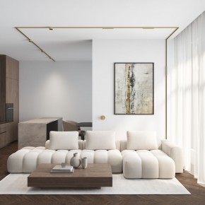 DK5072-SB Бра SHINE WALL со светодиодом, D104*H68, IP20, 3000К, 3W, RA?90, сатинированная латунь, алюминий в Менделеевске - mendeleevsk.ok-mebel.com | фото 6