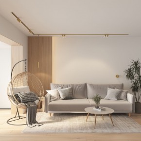 DK5072-SB Бра SHINE WALL со светодиодом, D104*H68, IP20, 3000К, 3W, RA?90, сатинированная латунь, алюминий в Менделеевске - mendeleevsk.ok-mebel.com | фото 8
