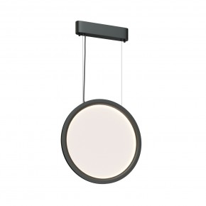 DK6604-BK Подвесной вертикальный светильник Veil со светодиодом H1500 d450 220V 36W 3000-6000K IP20 черный алюминий в Менделеевске - mendeleevsk.ok-mebel.com | фото 3