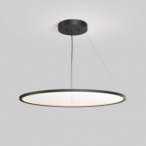 DK6620-BK Подвесной горизонтальный светильник Veil со светодиодом H900 d1000 220V 82W 3000-6000K IP20 черный алюминий в Менделеевске - mendeleevsk.ok-mebel.com | фото