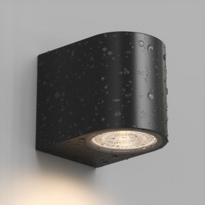 DK9790-BK Настенный уличный светильник NARVIK, IP44, GU10 LED, до 15 Вт, черный, алюминий в Менделеевске - mendeleevsk.ok-mebel.com | фото 3