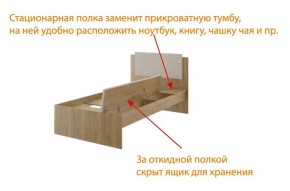 Дуглас (подростковая) М14 Кровать в Менделеевске - mendeleevsk.ok-mebel.com | фото 6