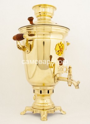 Электрический самовар "Конус с гербом" на 4 литра в Менделеевске - mendeleevsk.ok-mebel.com | фото 3