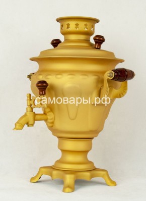 Электрический самовар "Русское золото" матовая груша на 2 литра (Ограниченная серия) в Менделеевске - mendeleevsk.ok-mebel.com | фото 1