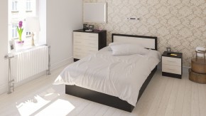 Фиеста Кровать 1200, цвет венге/дуб лоредо, ШхГхВ 123,5х203,5х80 см., сп.м. 1200х2000 мм., без матраса, основание есть в Менделеевске - mendeleevsk.ok-mebel.com | фото 5