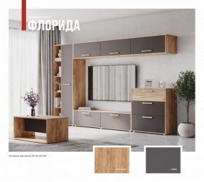 ФЛОРИДА Гостиная (модульная) дуб золотой/графит в Менделеевске - mendeleevsk.ok-mebel.com | фото