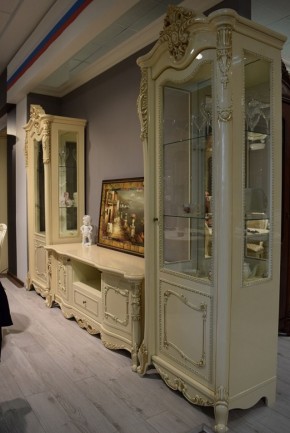 Гостиная Джоконда (крем глянец) 1+ТВ+1 в Менделеевске - mendeleevsk.ok-mebel.com | фото 4