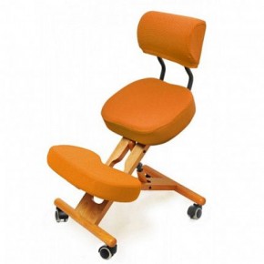Коленный стул со спинкой Smartstool KW02В + Чехлы в Менделеевске - mendeleevsk.ok-mebel.com | фото 4