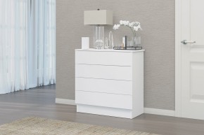Комод Фаворит-3 (Белый текстурный) в Менделеевске - mendeleevsk.ok-mebel.com | фото