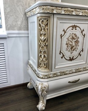Комод с Зеркалом Алсу (белый глянец) в Менделеевске - mendeleevsk.ok-mebel.com | фото 9
