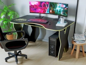 Компьютерный стол КЛ №9.0 (Черный/Желтый) в Менделеевске - mendeleevsk.ok-mebel.com | фото 2