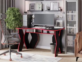 Компьютерный стол КЛ №9.0 (Черный/Красный) в Менделеевске - mendeleevsk.ok-mebel.com | фото 4