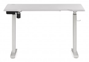 Компьютерный стол Маркос с механизмом подъема 120х75х75 белый / шагрень белая в Менделеевске - mendeleevsk.ok-mebel.com | фото 2